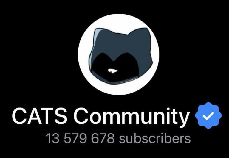 Проект CATS получил верификацию Telegram