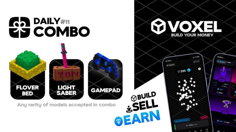 Новое Комбо в Voxel: FLOVER BED, LIGHTSABER, GAMEPAD