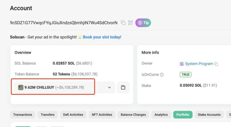Мемкоин CHILLGUY принес инвестору 6 миллионов долларов за 12 дней