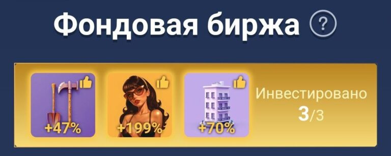 Наиболее доходные инструменты на фондовой бирже Musk Empire 3 октября