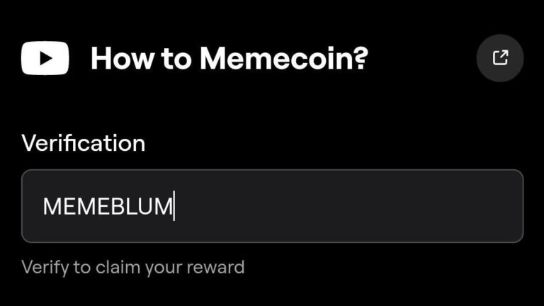 Blum: Код MEMEBLUM для видео «How to Memecoin?»