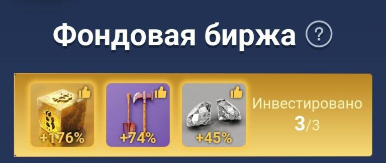 Доходные инструменты фондовой биржи Musk Empire 7 октября