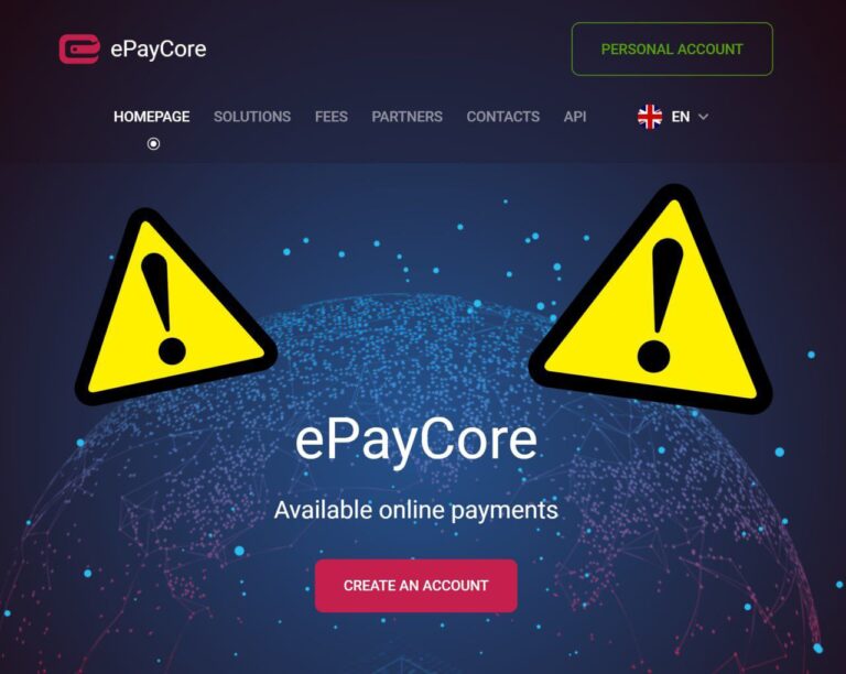 ePayCore: Проблемы с выводом средств и возможный скам