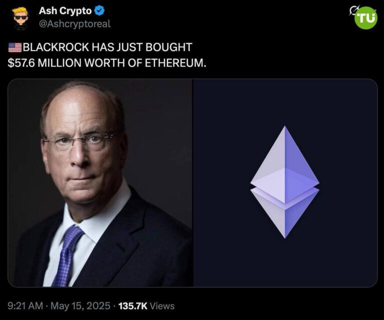 BlackRock активно инвестирует в Ethereum