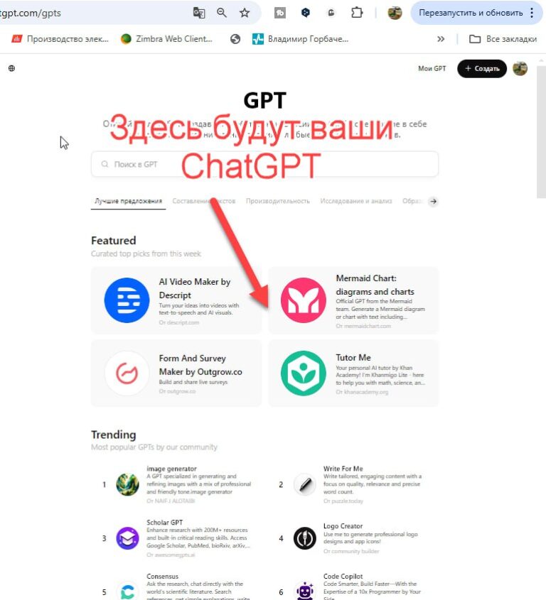 Создание своего ChatGPT и запуск в GPT Store
