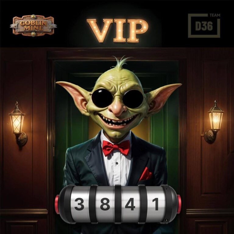 Goblin Mine: Активация кода 3841 для бонусов