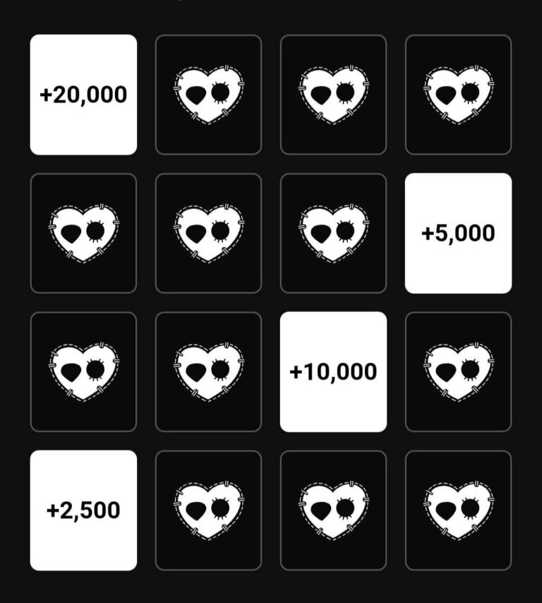 Ежедневное комбо HEART 05 декабря: Получите 37500 $HEART