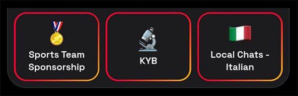 Новое комбо Dropee: Avatar, Sponsorship, KYB, Italian Chats