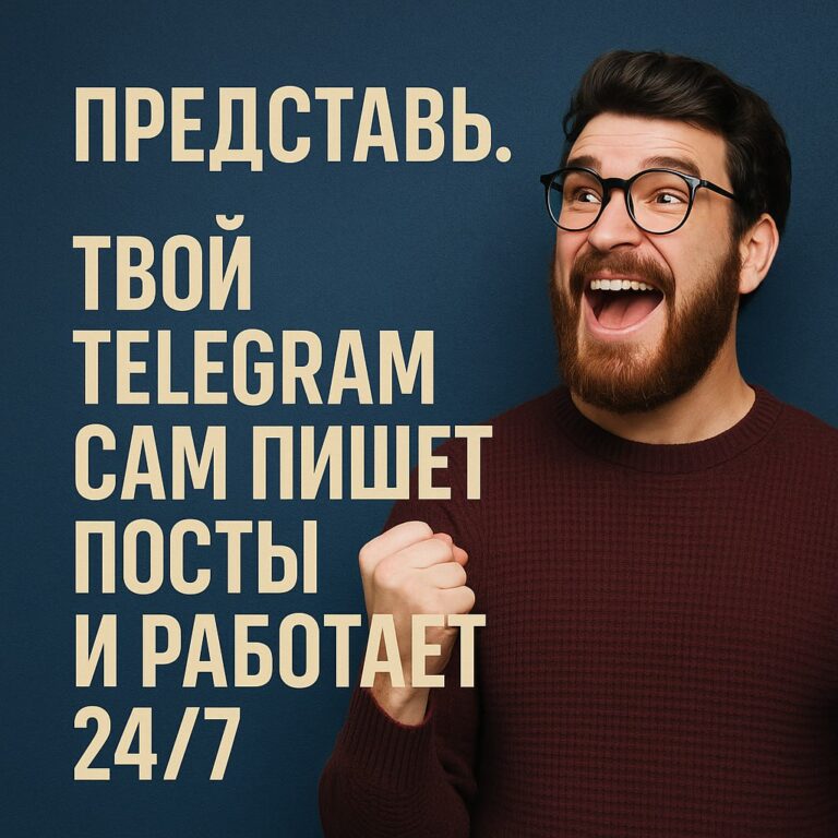 Создай Telegram-бота с ChatGPT без программиста